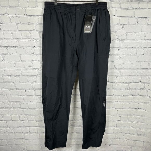 Sun Mountain Men's Stratus Golf Waterproof Fabric Rain Pants,‎ Size 2XL, Black - Picture 3 of 15